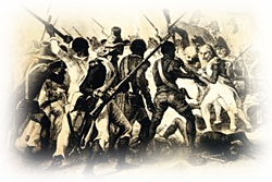 Slave rebellion, New Orleans and not before time.