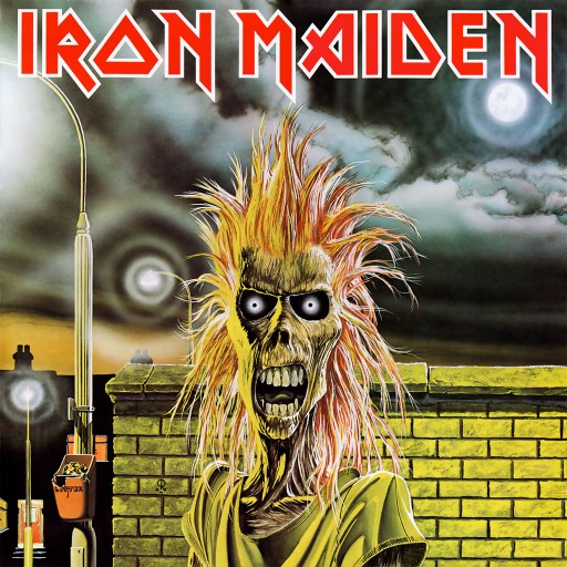 Iron Maiden 1st album sleeve artwork